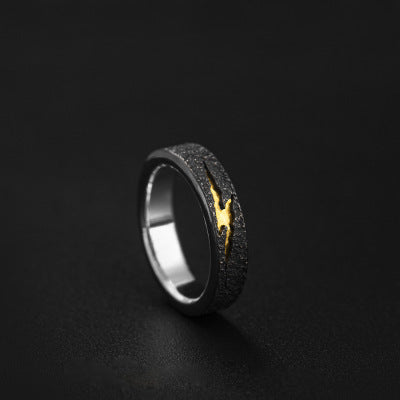 Lightning Ring Men & Women Trendy Personalized Hip Hop Dark Style