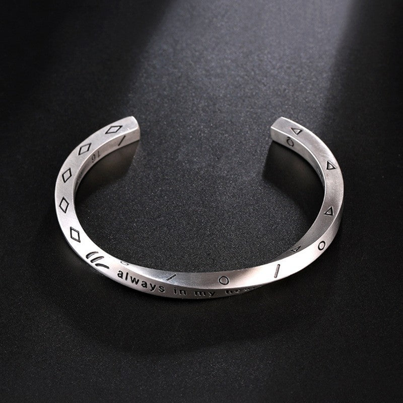 Copper Silver-plated Bracelet For Men